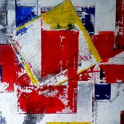 Movingtargets geschilderd door Rosita de Vree