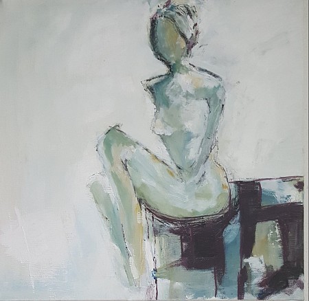 Vrouw geschilderd door Andrea de Weerdt