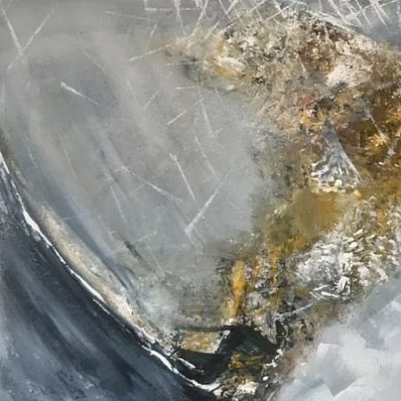 Space journey geschilderd door Gemstones-Art