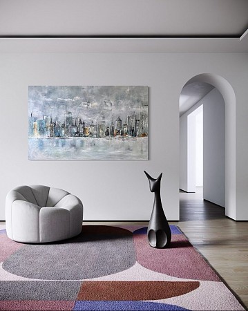 Skyline geschilderd door Gemstones-Art