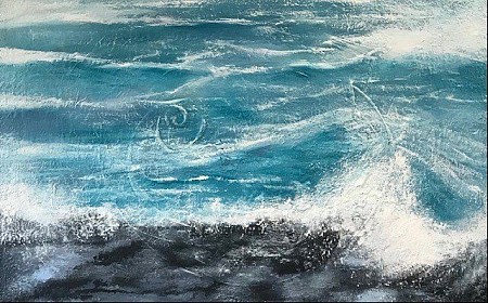 Oregon coast geschilderd door Gemstones-Art