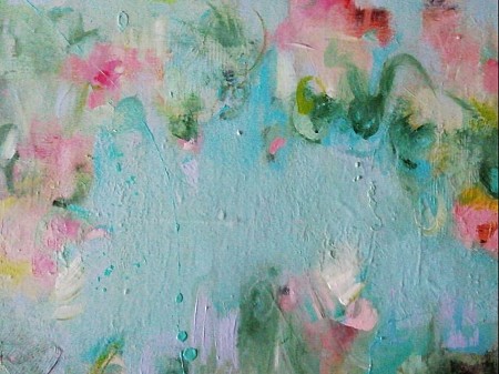 Something about birds and the bees geschilderd door Lian de Zwaan