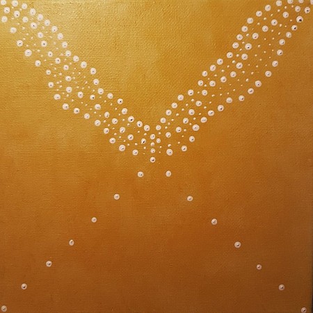 Warrior geschilderd door De Kunst van Verwerking