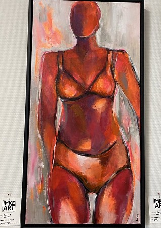 Twice 1 geschilderd door Imke de Vries