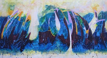 On the Way geschilderd door Jolanda van Hattum