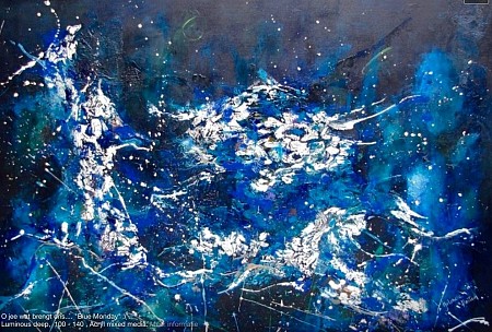 Luminous Deep geschilderd door Jolanda van Hattum